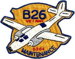 34th Consolidated Aircraft Maintenance Squadron B-26 1963-1964
RVN made.

