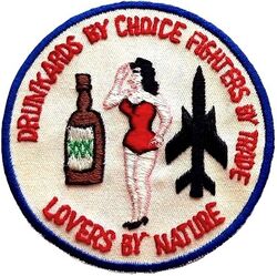 34th Tactical Fighter Squadron F-105 Morale
Design probably used by several F-105 units. Japan made.
