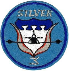 3505th Pilot Training Squadron Silver 3 Flight
T-33 aircraft, on felt.
