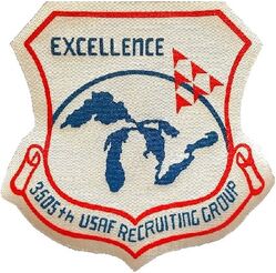 3505th United States Air Force Recruiting Group
Printed patch.
