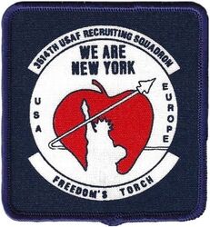 3514th United States Air Force Recruiting Squadron
Silkscreened patch.
