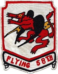 3558th Combat Crew Training Squadron
Chain stitched on satin, back patch sized.
