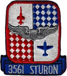 3561st Student Squadron
Light gray background and lettering.
