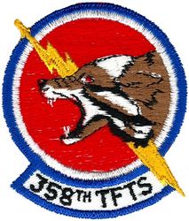 358th Tactical Fighter Training Squadron
First TFTS version with arrowhead on lightning like TFS.

