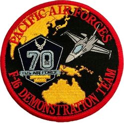 35th Fighter Wing Pacific Air Forces F-16 Demonstration Team USAF 70th Anniversary
Japan made.
