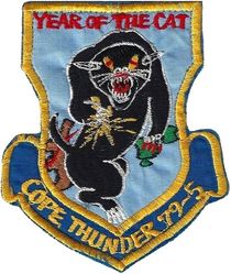 35th Tactical Fighter Squadron Exercise COPE THUNDER 1979-5
Korean made.
