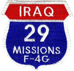 35th Tactical Fighter Wing (Provisional) 29 Missions F-4G Iraq
