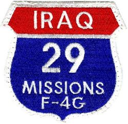 35th Tactical Fighter Wing (Provisional) 29 Missions F-4G Iraq
