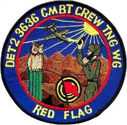 3636th Combat Crew Training Wing Detachment 2 Exercise RED FLAG
On 20 June 1976, Detachment 2, 3636 Combat Crew Training Wing, was activated at Nellis AFB, Nevada to assist the Air Force in planning and conducting search and rescue CSAR) and evasion and escape (E&E) exercises. Inactivated in 1985; Taiwan made.

