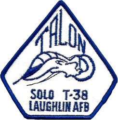 3645th Pilot Training Squadron T-38 Solo Award
Awarded to pilots after their first solo flight.
