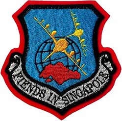 36th Fighter Squadron Exercise COMMANDO SLING 2025
Held at Paya Lebar Airbase, Singapore. Sewn to red Naugahyde as worn.
