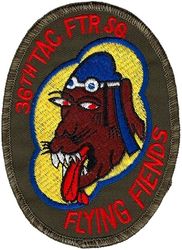 36th Tactical Fighter Squadron
Not a true subdued patch, just the white area replaced with OD as worn by aircrew.
