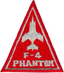 36th Tactical Fighter Squadron F-4
Silver tinsel thread, Japan made.
