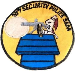 377th Security Police Squadron Morale
RVN made.
Keywords: Snoopy