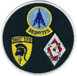 37th Tactical Fighter Wing Gaggle
Gaggle: 562nd Tactical Fighter Squadron, 563d Tactical Fighter Squadron & 561st Tactical Fighter Squadron. 
