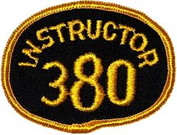 380th Bombardment Wing, Medium Instructor
Hat patch.

