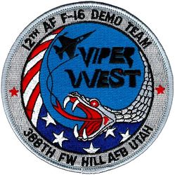 388th Fighter Wing F-16 West Demonstration Team 
