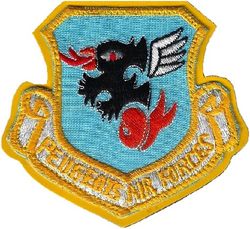3d Tactical Fighter Squadron Pacific Air Forces Morale
Korean made, sewn to leather.
