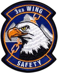 3d Wing Safety
Sewn into leather.
