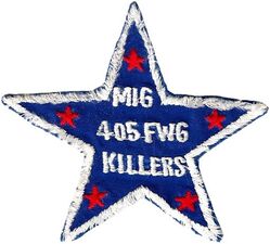 405th Fighter Wing MIG Killers
Two crews from the 523 TFS of the 405 FW scored MIG kills in the early 70s in SEA while TDY to Thailand. Thai made.
