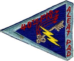 40th Fighter-Interceptor Squadron Alert Pad
Japan made.

