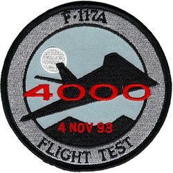 410th Flight Test Squadron F-117A Combined Test Force 4000 Hours

