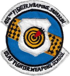 414th Fighter Weapons Squadron
Korean made, mid-70s.
