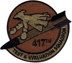 417th Test and Evaluation Squadron
Keywords: OCP