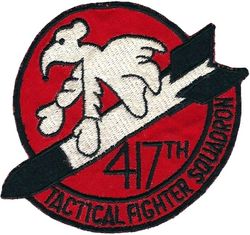 417th Tactical Fighter Squadron 
Late 1950s version, German made.

