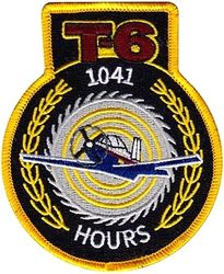 41st Flying Training Squadron T-6 1041 HOURS

