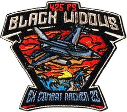 425th Fighter Squadron Exercise COMBAT ARCHER 2023

