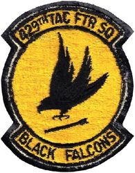 429th Tactical Fighter Squadron
F-111 era. Sewn to leather as worn.
