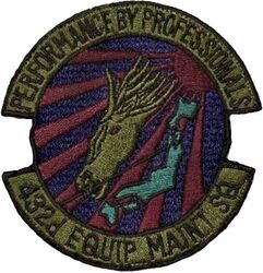 432d Equipment Maintenance Squadron
Japan made.
Keywords: subdued