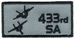 433d Weapons Squadron F-15 and F-22 Pencil Pocket Tab
