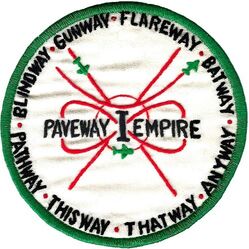 433d Tactical Fighter Squadron Paveway I Laser Guided Bomb Morale
In May 1968, the squadron began combat-testing the first laser-guided bombs (LGBs), the BOLT-117 and the Paveway I. Thai made.
