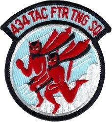 434th Tactical Fighter Training Squadron
Very light blue with merrowed edge.
