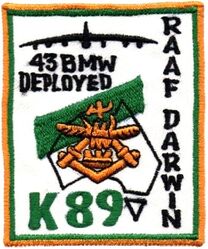 43d Bombardment Wing, Heavy Exercise KANGAROO 1989
Korean made.

