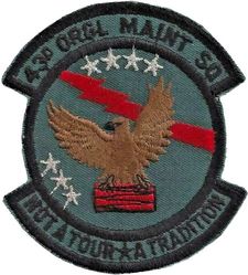 43d Organizational Maintenance Squadron
Keywords: subdued