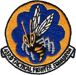 43d Tactical Fighter Squadron
Deployed at Clark Air Base, Philippines, c. 20 August – 31 October 1965. Old Philippine made.
