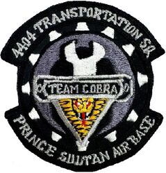 4404th Transportation Squadron Team Cobra
Saudi made.
