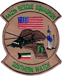 4412th Rescue Squadron (Provisional) Operation SOUTHERN WATCH
Keywords: Desert