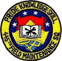 445th Field Maintenance Squadron
Philippine made.
