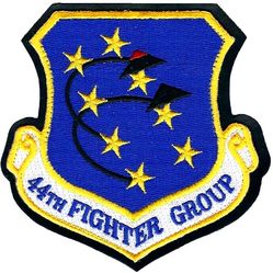 44th Fighter Group 
Sewn to leather.
