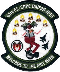 44th Fighter Squadron Exercise COPE TAUFAN 2016

