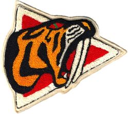 450th Fighter-Day Squadron
Circa 1956, large chest patch, chenille made.
