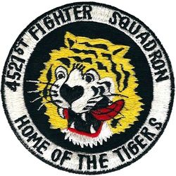 4521st Combat Crew Training Squadron
Shoulder size, F-86 era, Japan made. 
