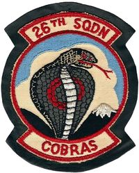 4526th Combat Crew Training Squadron
F-105 training unit. Sewn onto leather, as worn.
