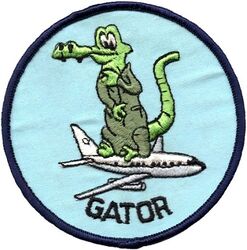 454th Flying Training Squadron T-43 Morale
Gator is a play on navigator. The T-43 was an aircraft used to train navs.
