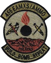 455th Expeditionary Aircraft Maintenance Squadron Munitions Flight Morale
Afghan made.
Keywords: OCP