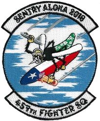 457th Fighter Squadron Exercise SENTRY ALOHA 2018
TDY to Hawaii.
